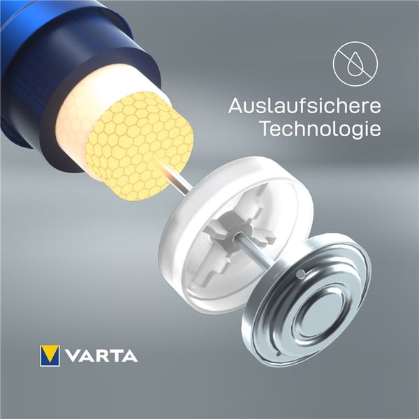 Varta LR6/AA (Mignon) (4906) batteri, 12 stk. eske alkalisk manganbatteri, 1,5 V