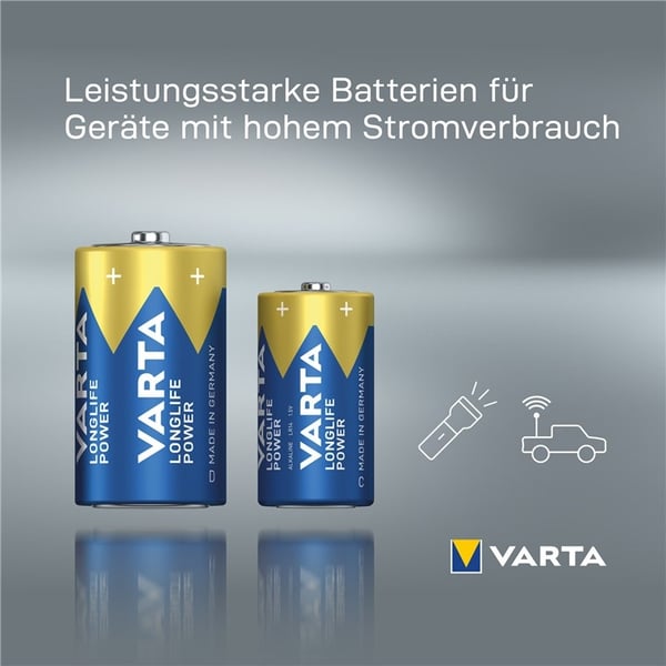 Varta LR20/D (Mono) (4920) batteri, 1 st. oförpackad alkaliskt manganbatteri, 1,5 V