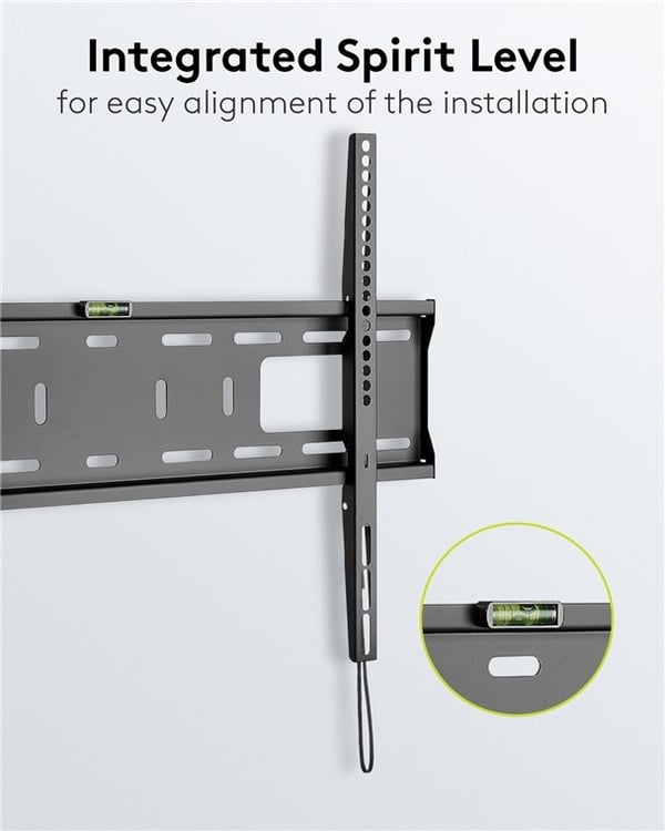 Goobay TV vægbeslag Pro FIXED (L) til tv-apparater fra 37 til 70 tommer (94-178 cm) op til 50 kg