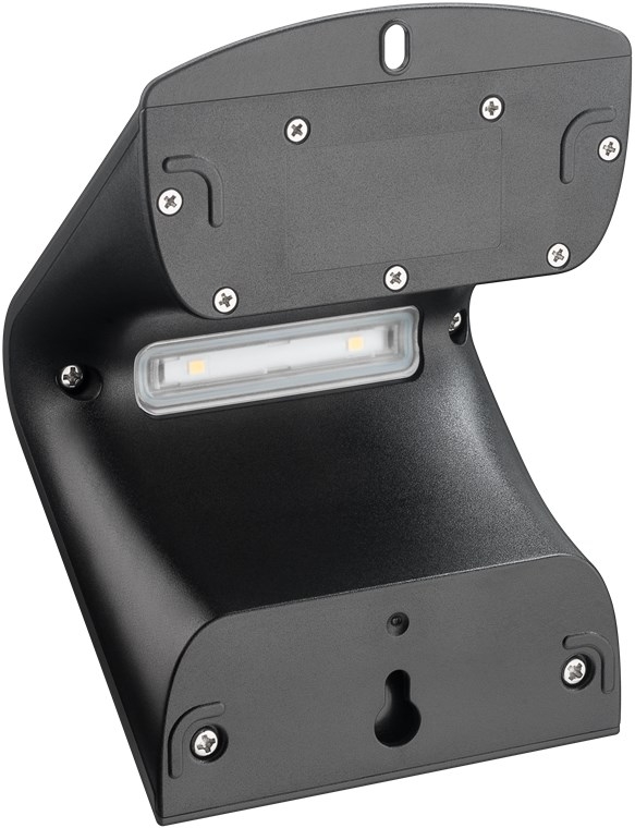 Goobay LED-solcelle-væglampe med bevægelsessensor, 1,5 W neutral hvid lysløsning til indgange, carporte og trapper