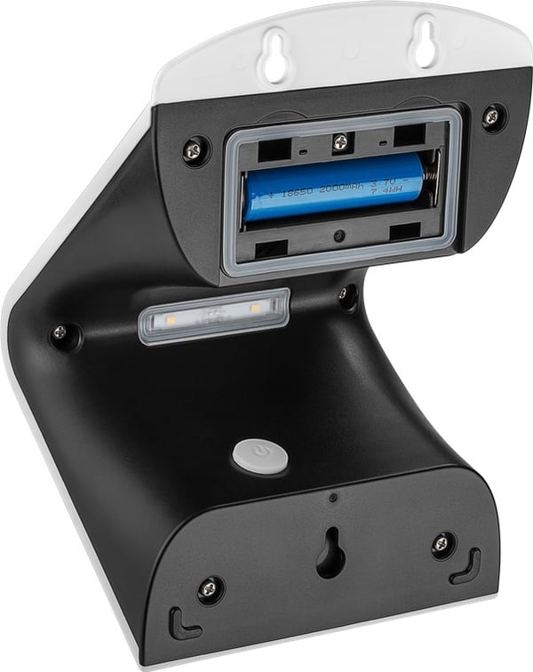 Goobay LED-solcellelampe med bevegelsesdetektor, 3,2 W belysning for inngangspartier, garasjeporter og trapper