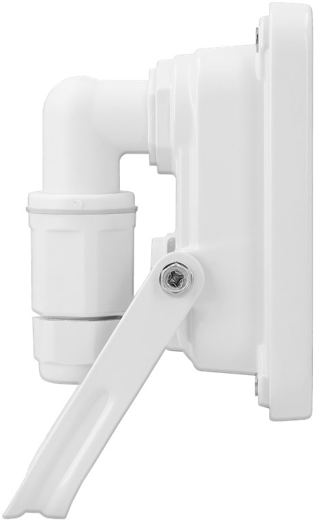 Goobay Utendørs LED-lyskaster, 20 W med 1700 lm, nøytralt hvitt lys (4000 K) og M16-kabelgjennomføring, egnet for utendørs bruk (IP65)
