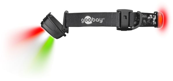 Goobay High Bright 240 LED-hodelykt med 240 lm og kjølig hvitt lys (6500 K), ideell for fritid, sport, camping, fiske, jakt og i bilen