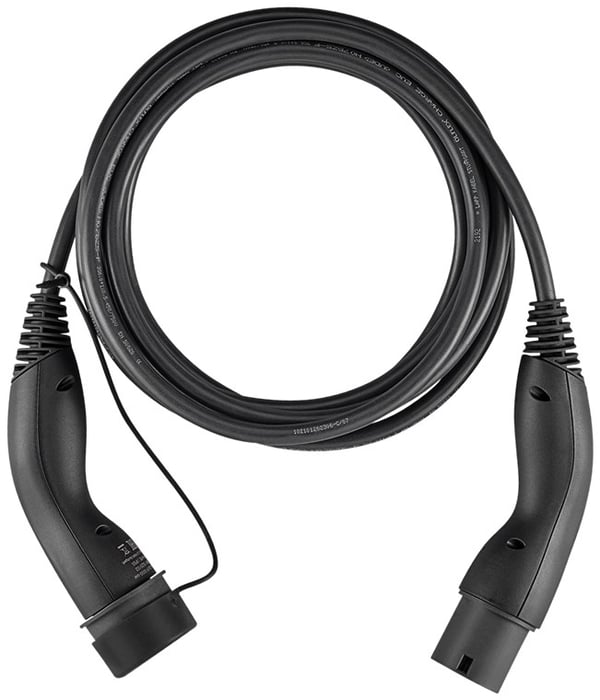 LAPP MOBILITY Laddkabel Typ 2, upp till 7,4 kW, 7 m, svart (5555934006) 32 A, 1-fas, för laddning av hybrid- och elbilar med Typ 2-anslutning