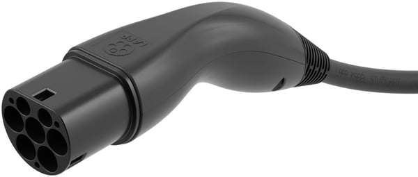 LAPP MOBILITY Laddkabel Typ 2, upp till 7,4 kW, 7 m, svart (5555934006) 32 A, 1-fas, för laddning av hybrid- och elbilar med Typ 2-anslutning
