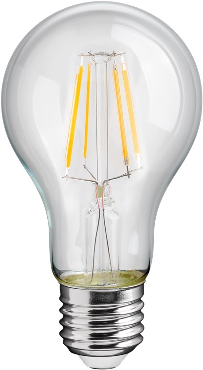 Goobay LED-pære med glødetråd, 4 W sokkel E27, varmhvit, ikke-dimbar