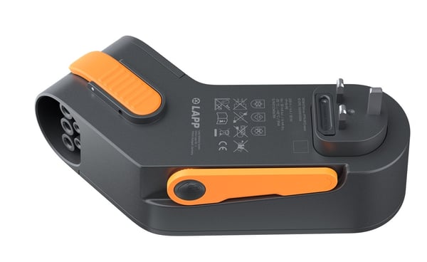 LAPP MOBILITY Mobility Dock laddare för elfordon, typ Storbritannien (5555925004) upp till 2,3 kW, 10 A, 1-fas, för mobil laddning av hybrid- och elbi