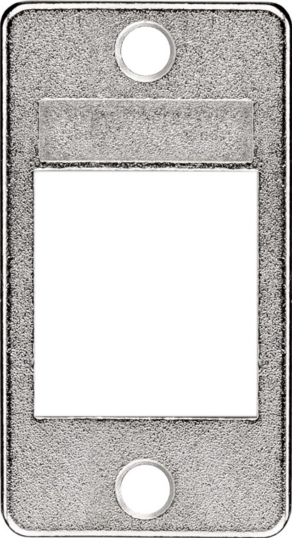 Goobay Keystone-brakett for installasjon av enheter og hus som passer til 19,2 x 14,9 mm Keystone-port