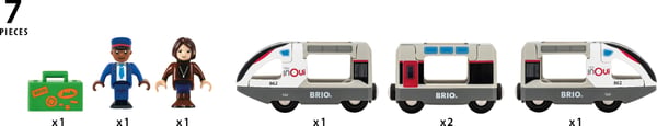 BRIO World 36087 - Maailman junat, TGV-suurnopeusjuna