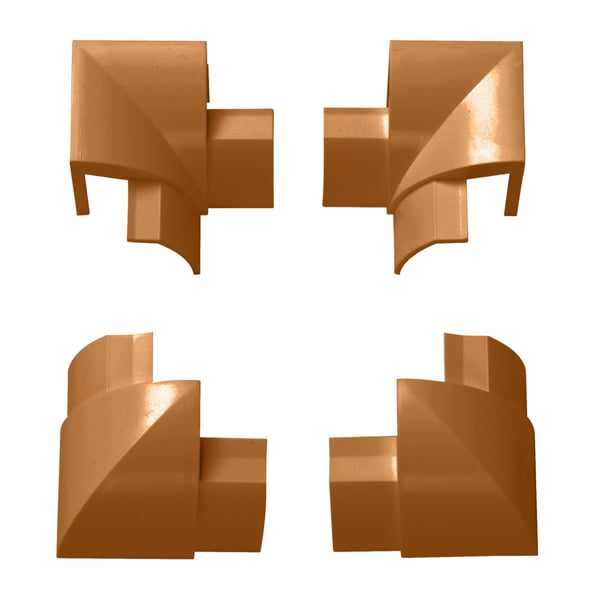 D-LINE Adapterisetti 22x22mm  Tammenvärinen
