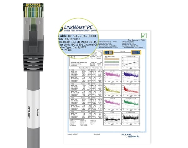 Goobay CAT 8.1 Patchkabel, S/FTP (PiMF), blå 99,9 % iltfri kobberleder (OFC), AWG 24, halogenfri kabelkappe (LSZH), 2 m
