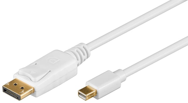 Goobay Adapterkabel for Mini DisplayPort™, gullbelagt Mini DisplayPort-plugg > Displayport™-plugg, 2 m