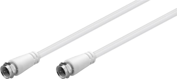 Goobay SAT-antennekabel (klasse A+, >95 dB), 3x skjermet F-plugg > F-plugg (helskjermet), 1,5 m