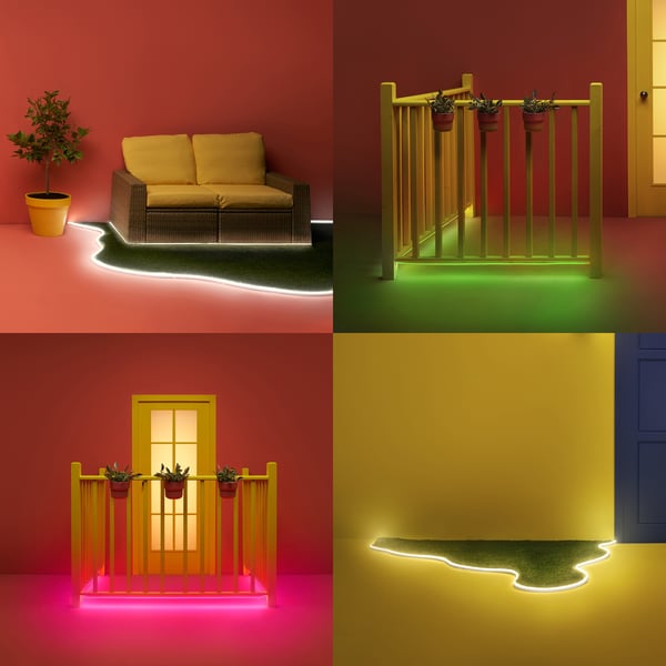 WiZ RGBW-Lightstrip Utomhus 5m