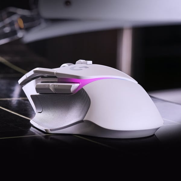 Logitech G502 X Plus trådløs spillmus, hvit/premium