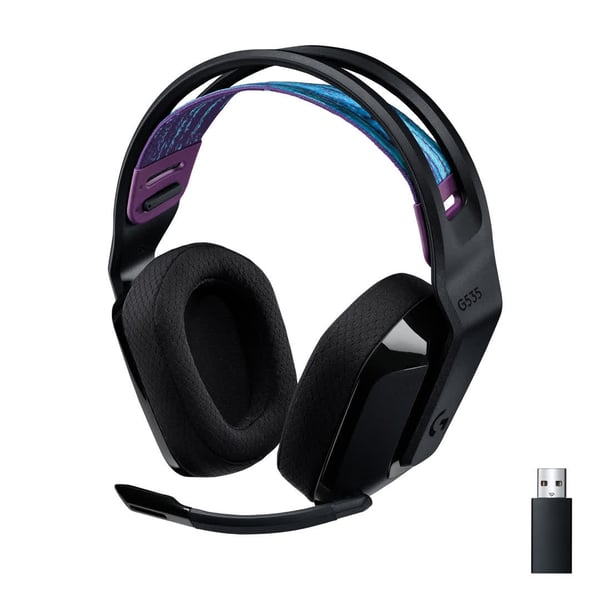 Logitech G535 LIGHTSPEED trådløst gaming-hodesett, svart