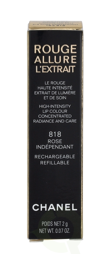 Chanel Rouge Allure L'Extrait High-Intensity Lip Colour 2 gr #818 Rose Independant