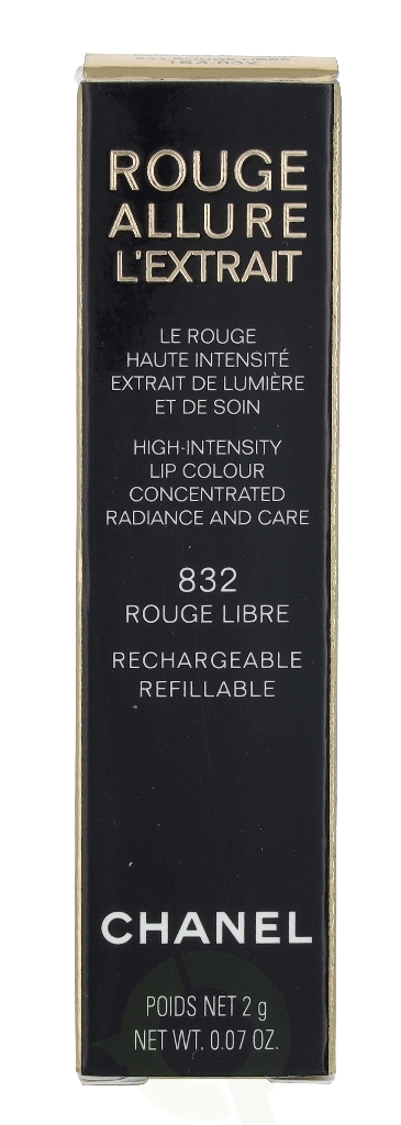 Chanel Rouge Allure L'Extrait High-Intensity Lip Colour 2 gr #832 Rouge Libre