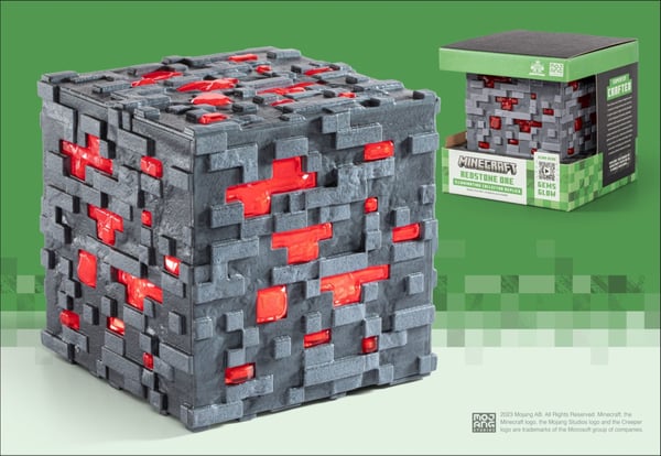 Noble Collection - Minecraft Illuminating Redstone Light