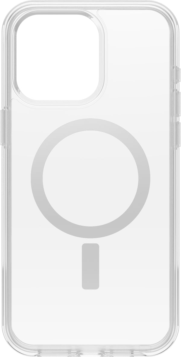 Otterbox Symmetry Clear for MagSafe beskyttelsesveske, iPhone 15 Pro Max, gjennomsiktig