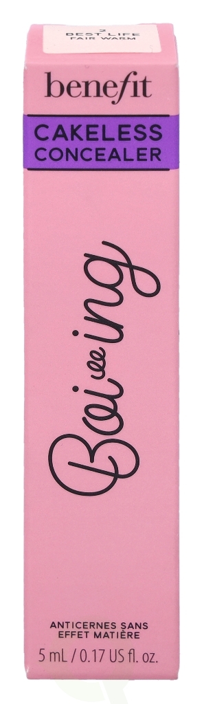 Benefit Boi-ing Cakeless Concealer 5 ml #02 Fair Warm, 24 timers vanntett