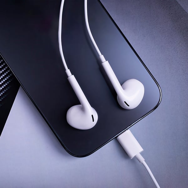 Maxlife MXEP-04 Trådade in-ear hörlurar USB-C, Vit