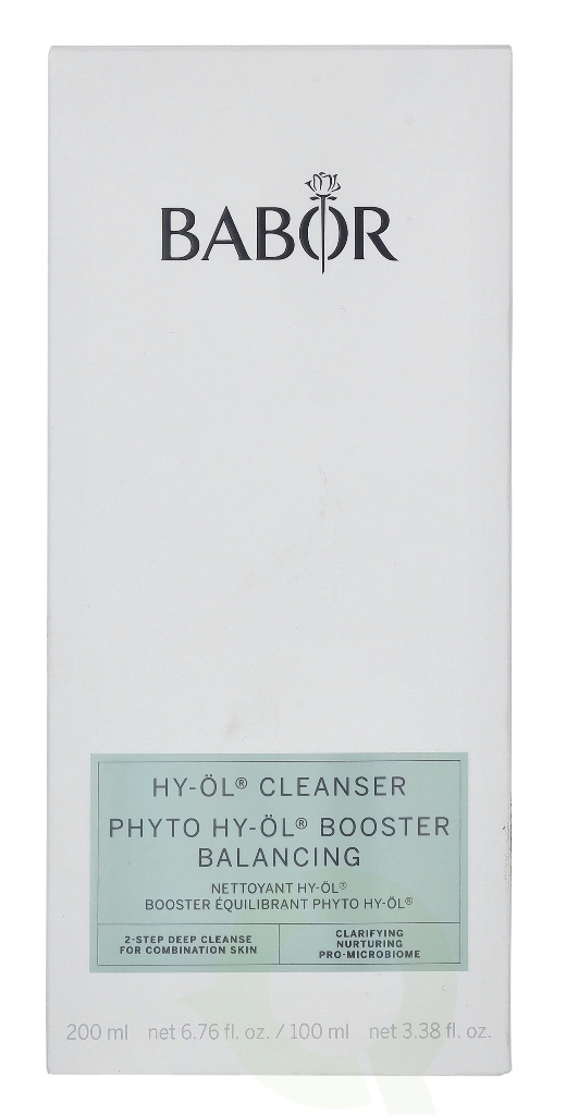 Babor Hy-Oil Cleansing Phyto Booster Balancing Set 300 ml Cleansing Oil 200ml/Booster Balancing 100ml - For Combination Skin