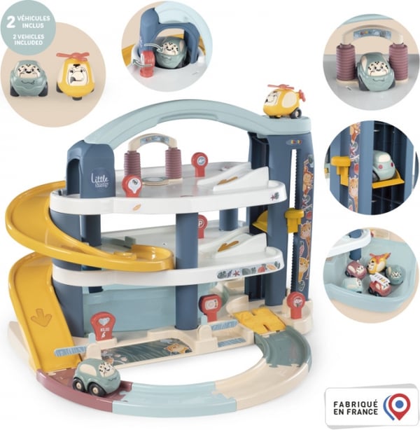 Smoby SAS Little Smoby Iso -parkkihalli
