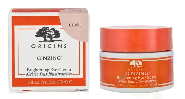Origins Ginzing Brightening Eye Cream 15 ml With Caffeine And Ginseng - Cool