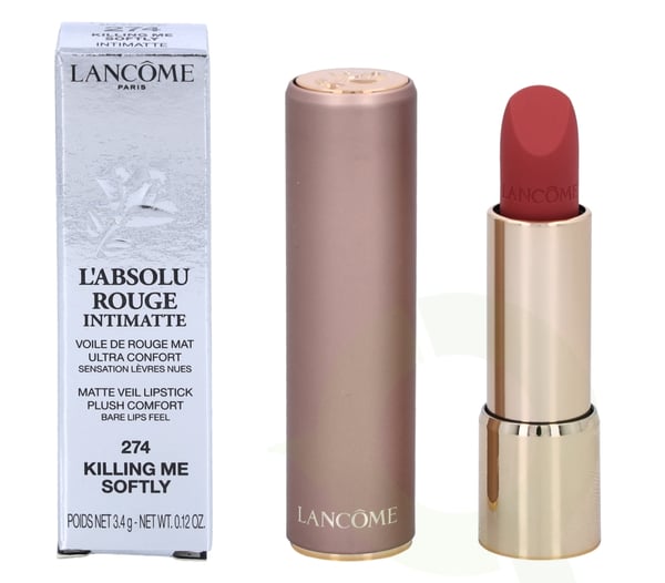 Lancome L'Absolu Rouge Intimatte Matte Veil Lipstick 3.4 g #274 Killing Me Softly