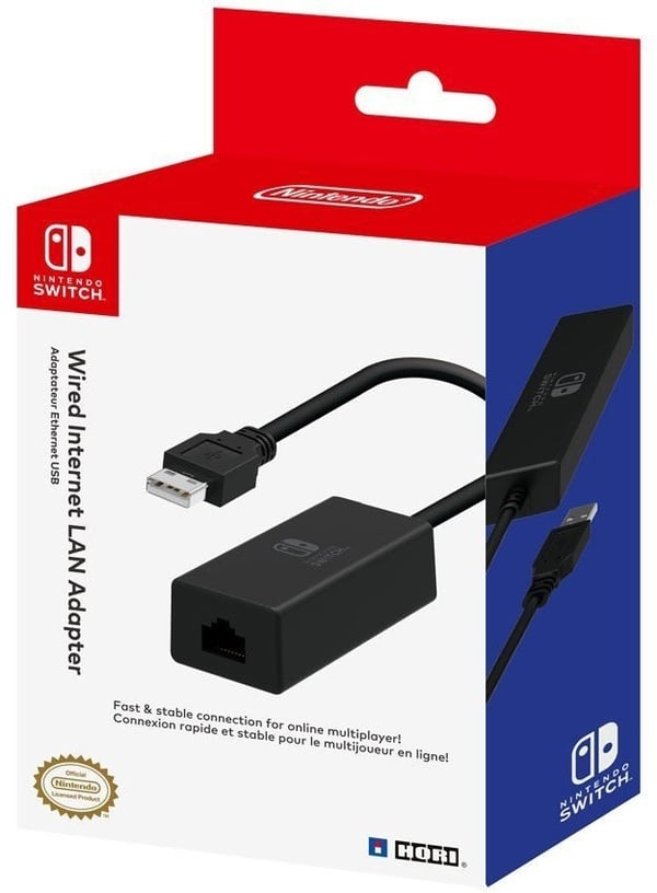Hori Wired Internet LAN Adapter - nettverksadapter for kablet internettforbindelse, Switch.