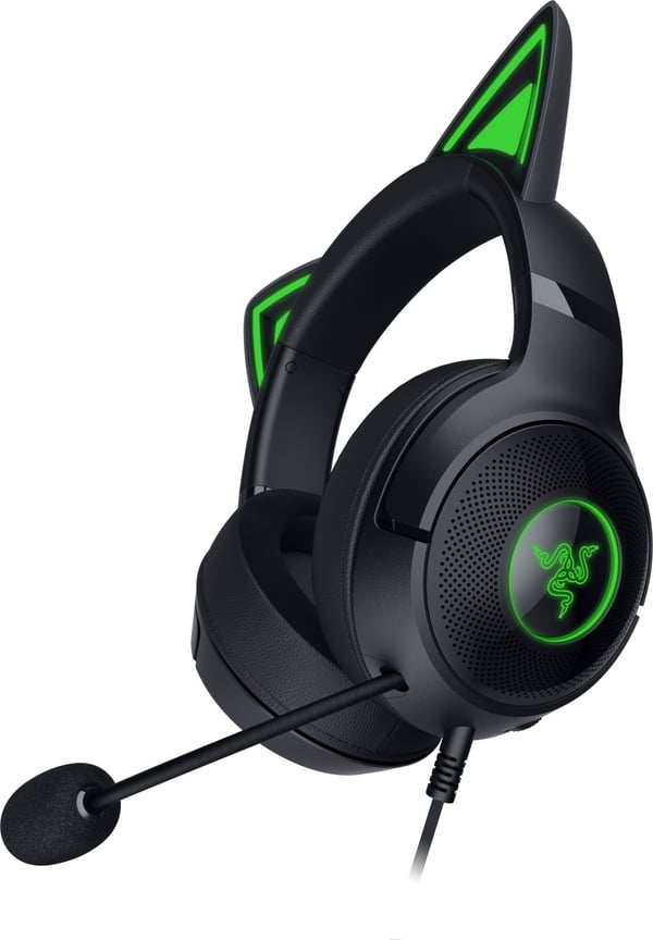Razer Kraken Kitty V2 Gaming-hodesett, svart