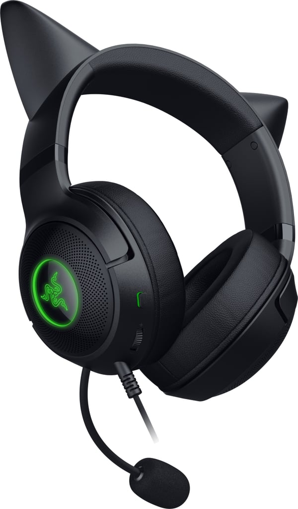Razer Kraken Kitty V2 Gaming-hodesett, svart