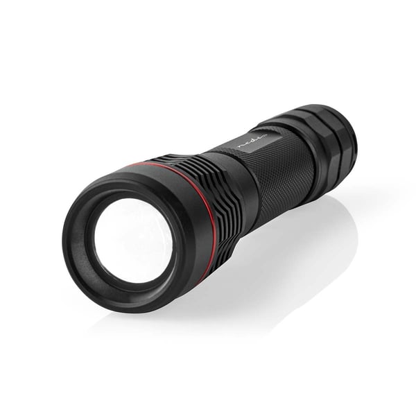 Nedis LED lommelykt | Batteri drevet | 3.7 V DC | 10 W | Batteri 1 inkludert | Oppladningsbar | Nominell lysfluks: 1000 lm | Lysrekkevidde: 200 m | St