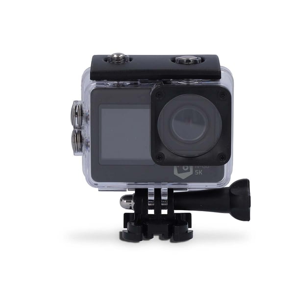 Nedis handling Cam | Dobbel Skjerm | 5K@30fps | 16 MPixel | Vanntett opptil: 30.0 m | 80 min | Wi-Fi | App tilgjengelig for: Android™ / IOS | Monterin