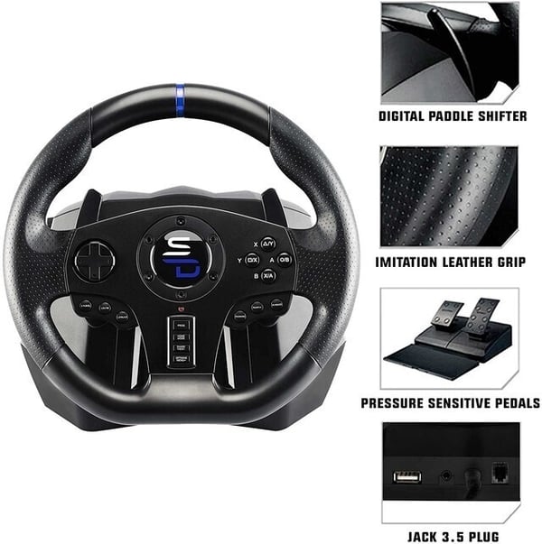 SuBsonic Superdrive SV850 Drive Pro Sport rattkontroller for PS4 / Switch / Xbox / PC