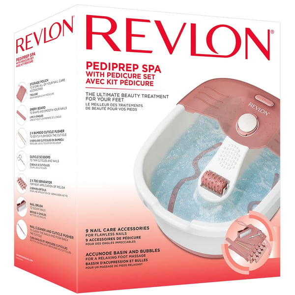 Revlon Fotbad FootSpa blekkpedikyrsett RVFB7021