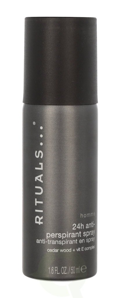 Rituals Homme 24H Anti-Perspirant Spray 50 ml Cedar Wood + Vit E Complex