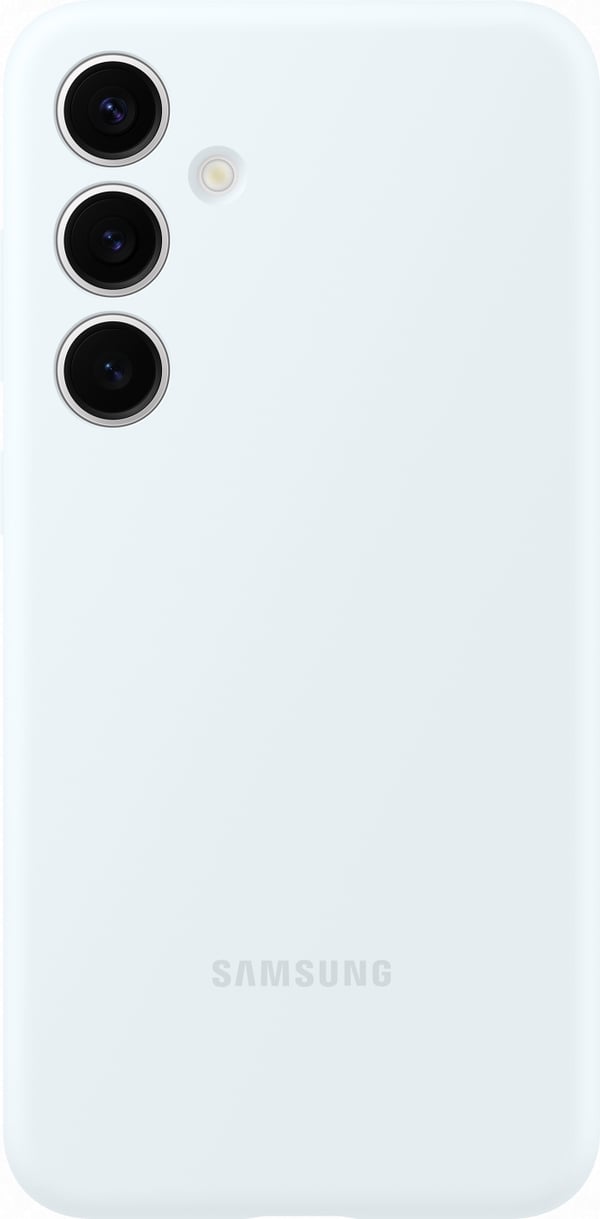 Samsung Galaxy S24+ silikonfodral, vit