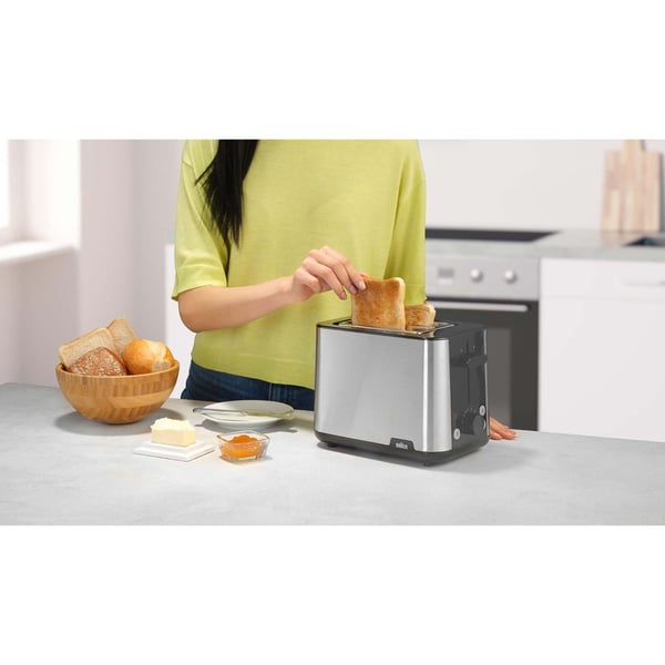 Braun Brødrister HT1510.BK PurShine 2-skiver