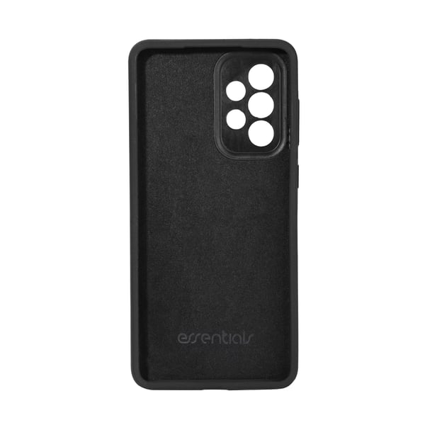 Essentials Samsung Galaxy A23/A23 5G bakdeksel i silikon, Blk