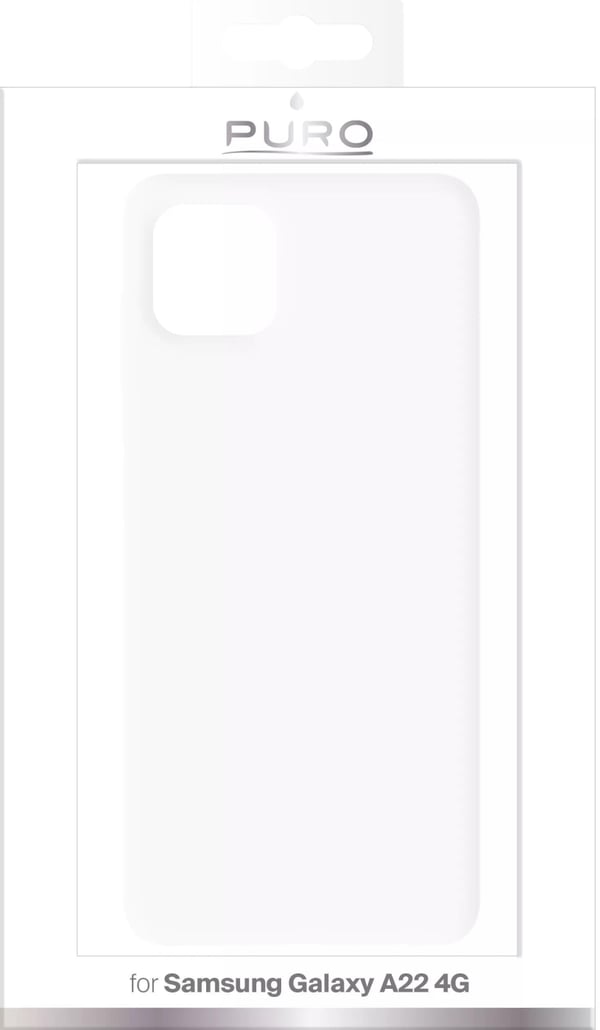 Puro Samsung Galaxy A22 4G 6,4" deksel TPU 0,3 NUDE Transp