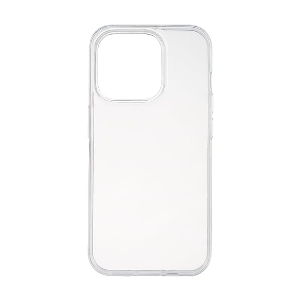 Essentials iPhone 15 Pro TPU bakdeksel, gjennomsiktig