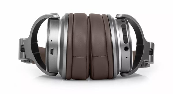 MUSE M-278 BT headphones Over-ear BT Alu brown