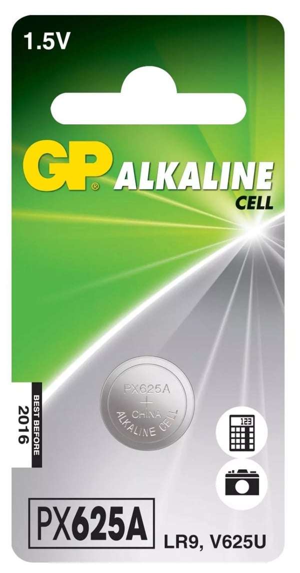 GP LR9 Alkaline Coin, 1 pakke (B)