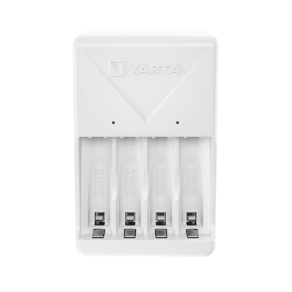 Varta Plug Charger, inkluderer 4x AA 2100 mAh