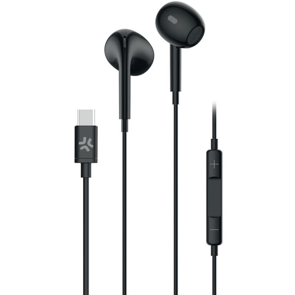 Celly UP1300 Drop USB-C stereohodetelefoner i svart