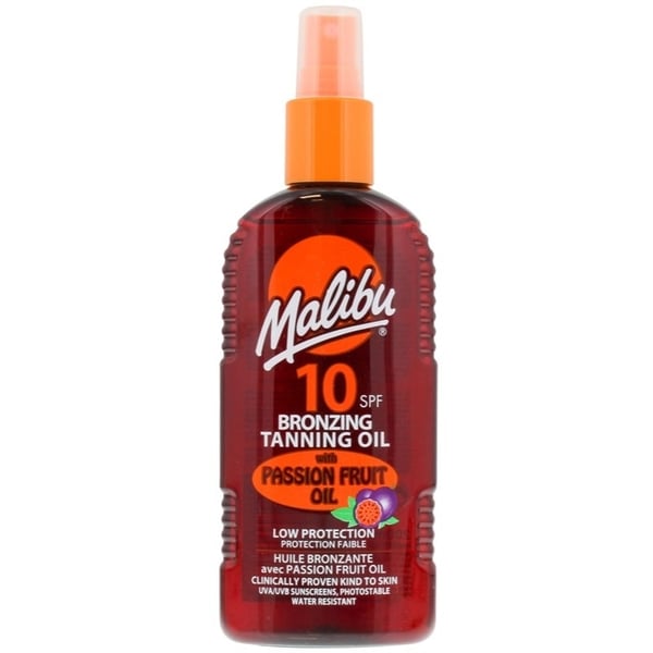 Malibu Bronzing Tanning Oil SPF10 Pasjonsfrukt 200 ml