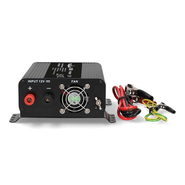 Nedis Power Inverter Pure Sine Wave | Inngangsspenning: 12 V DC | Enhetens strømuttak: Type F (CEE 7/3) / USB-A / 1x USB-C™ | 230 V AC 50 Hz | 300 W |