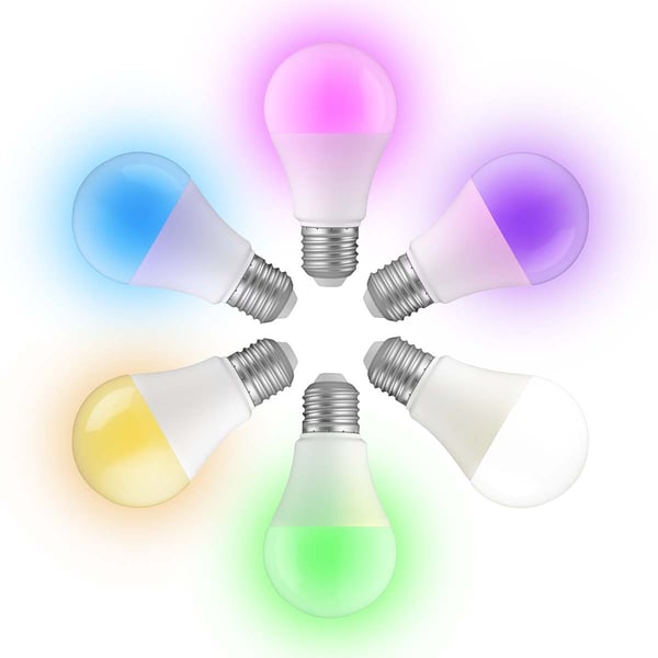 Alecto Älykäs LED-värilamppu, jossa Wi-Fi E27 9W